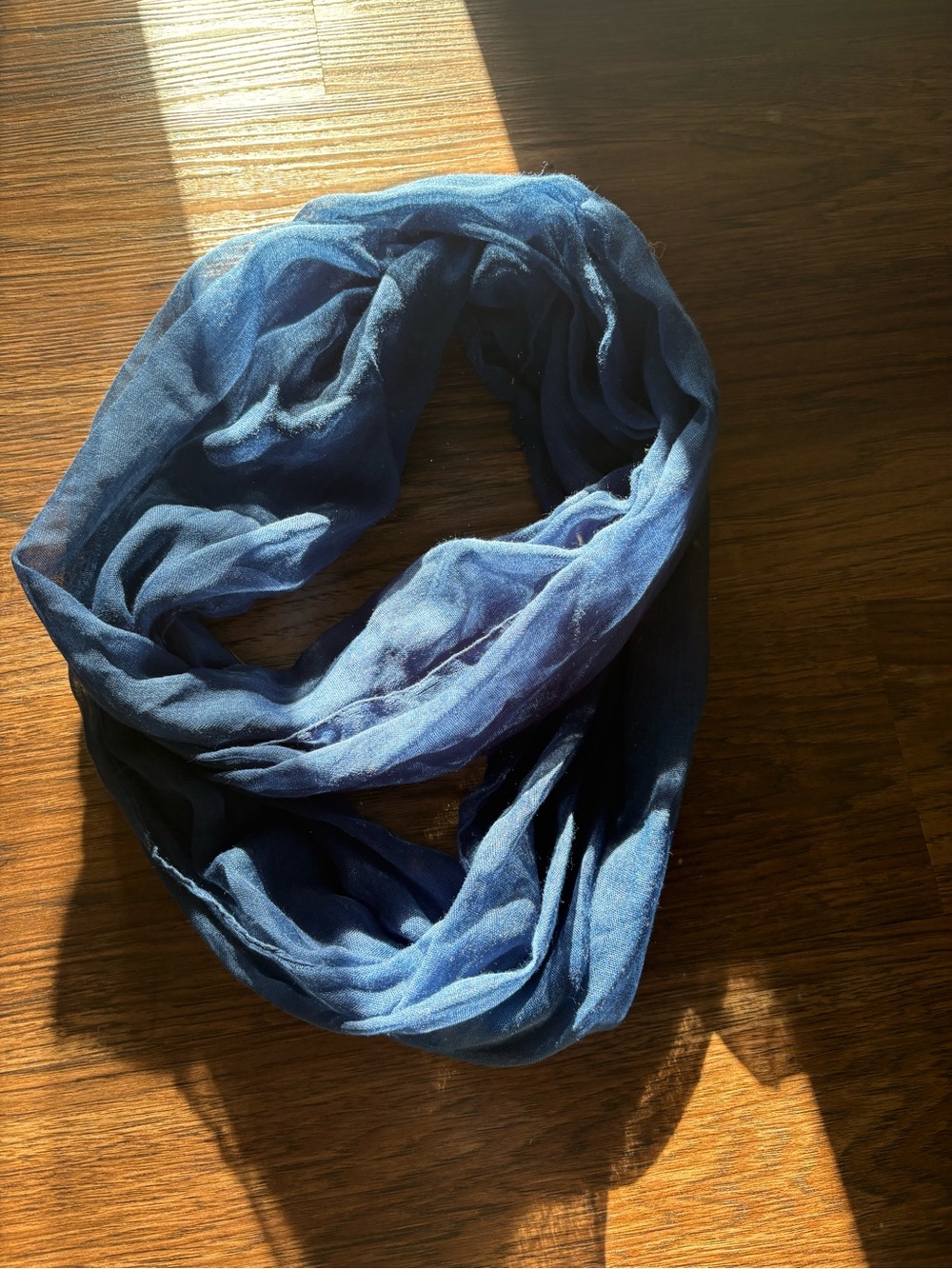 Lightweight Blue Women's Infinity Scarf